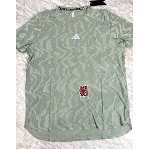 Adidas ULT ENG Tee Green running racing top Jersey shirt JK7808  Large